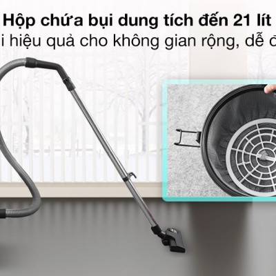 Máy hút bụi công nghiệp Panasonic MC-YL637SN49 - Hàng chính hãng