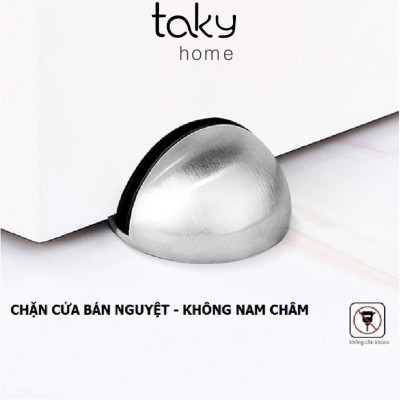 Chặn Cửa Bán Nguyệt Inox, Chặn Cửa Chống Va Đập Cánh Cửa, Chặn Cửa Đa Năng Siêu Bền, Giá rẻ,  Không Khoan Đục. TakyHome 1100