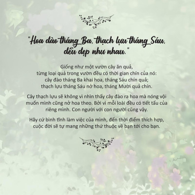 Cuộc Sống Tươi Đẹp Đừng Để Lòng Chật Hẹp