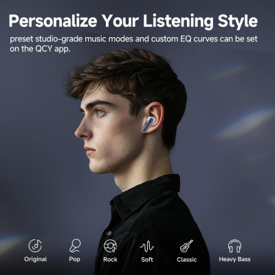 Tai nghe Bluetooth True Wireless QCY MeloBuds Neo - Hàng Chính Hãng