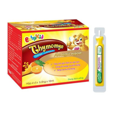 Siro THYMOMYN ĂN NGỦ NGON Vinaphar Hộp 20 ống x 10ml