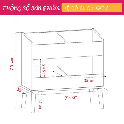 Kệ để đồ chơi cho bé SMLIFE Katic