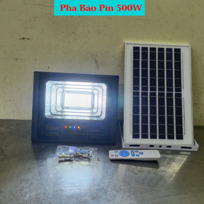 Đèn Năng Lượng Mặt Trời 200w, Đèn Pha Led Chuẩn IP67, Nhôm Đúc