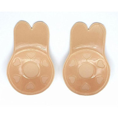  Miếng Dán Nâng Ngực Silicon Hình Tai Thỏ sz Đại 11cm sz vừa 9cm- PK102