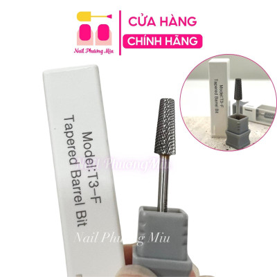 Đầu Mài Titan 3in1 Hình Thang Chuẩn Mỹ Làm Nail Chuyên Nghiệp, Mài Mịn Móng, Phá Gel Bột Hiệu Quả, Mài Khoé Đa Năng Cho Thợ Nail