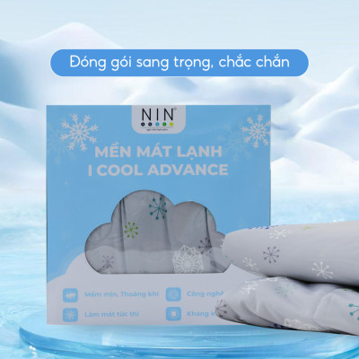 [CHĂN HÈ MÁT LẠNH] Mền lạnh I Cool Advance NIN House | Chăn mền Ice Silk fabric siêu mát lạnh cao cấp 160x210cm màu NM8031, Chăn điều hoà nhiều độ