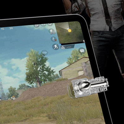 Bộ gamepad nút chơi game bắn súng hiệu Rock Shooting Game Control cho iPad và máy tính bảng thao tác cực nhạy, tương thích với các dòng game PUBG, Call Of Duty, Haflife, .... - hàng nhập khẩu