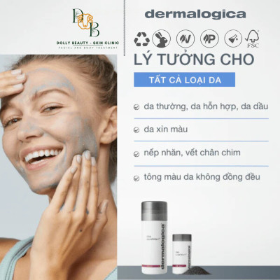 Bột tẩy da chết tinh chất than hoạt tính DAILY SUPERFOLIANT của Dermalogica - Dolly Beauty