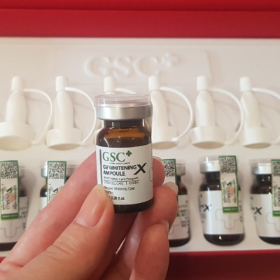 Tế bào gốc t rị nám, tàn nhang, t r ị thâm, làm trắng da Hàn Quốc GSC GV Whiteing Ampoule