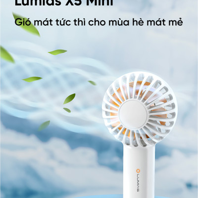 Quạt cầm tay Lumias X5 mini Hàng chính hãng