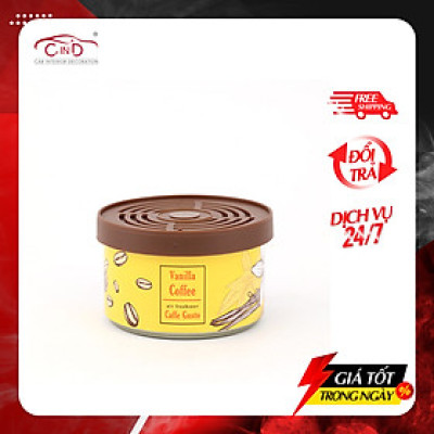 Sáp Thơm Ô Tô AIR-Q Caffe No242Iv-5 Cà Phê Sữa Tươi 36g