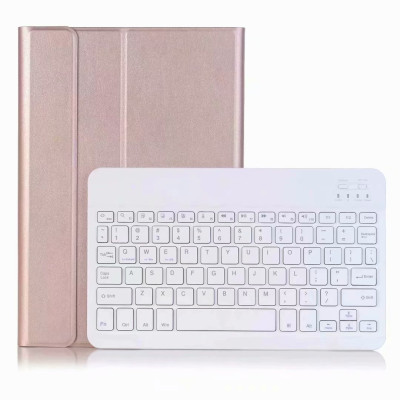 Bao da kèm bàn phím dành cho Samsung Galaxy Tab A7 Lite SM-T225, Tab A7 SM-T505, Tab A8 T295 2019 Bluetooth Keyboard Case có khay để bút chống sốc cao cấp - Hàng chính hãng.