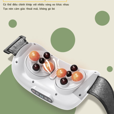 Máy Massage Bụng Cao Cấp Nikio NK-166DC - Công Nghệ Xoa Bóp Kết Hợp Hồng Ngoại Hiện Đại, Hỗ Trợ Cải Thiện Vòng 2 Cực Nhanh, Pin Sạc Tiện Lợi