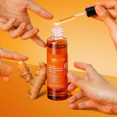 Tinh chất nghệ Hưng Yên C22 với 22% vitamin C sáng da chuyên sâu & mờ vết thâm Cocoon 30ml