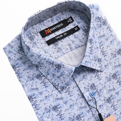 Áo sơ mi Khatoco sale off 50% (S)