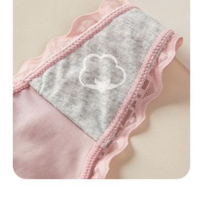 Quần Lót Nữ Lọt Khe Phi Lụa Phối Ren Gợi Cảm 6067 – Satin Mịn, Không Viền, Quyến Rũ