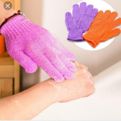 1 Đôi Găng tay tắm chà lưng chải khô kỳ ghét bao tay tắm bông tắm tẩy tế bào chết Massage toàn thân Body dễ chịu thoải mái cực sạch