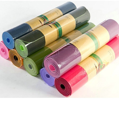 Thảm Tập Yoga 2 Lớp TPE 6mm Cao Cấp - Thảm Tập Gym và Yoga Chuyên Nghiệp QS - Giao ngẫu nhiên