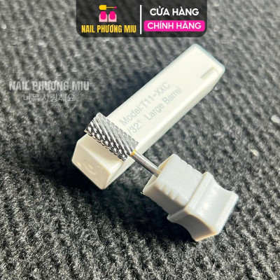 Đầu Mài Móng Titan Siêu Phá T11-XXC Cao Cấp Chuyên Dụng Phá Gel Phá Bột Làm Nail, Đầu Mài Hình Trụ 3/32" Vonfram Siêu Bền Bén, Mài Êm 2 Chiều