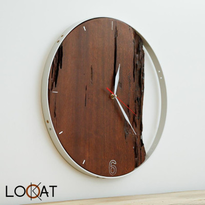 Đồng Hồ Treo Tường Chế Tác Gỗ Mộc Sang Trọng DH24050048