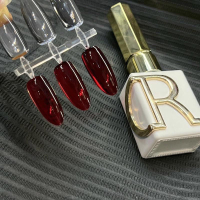 Sơn Gel CR Màu Nâu Socola Cafe Sữa, Đỏ Thuần, Đỏ Mận, Thạch Đỏ Rượu Vang, Trắng Gạo, Mắt Mèo Nâu Cao Cấp Chai Lẻ 15ml Làm Nail Nữ Women