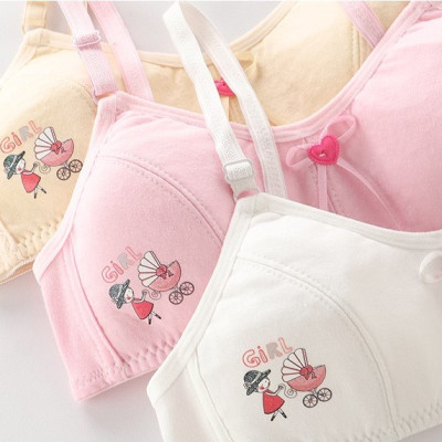Áo lót bé gái, áo lót học sinh giai đoạn phát triển cài sau 2 móc 7405