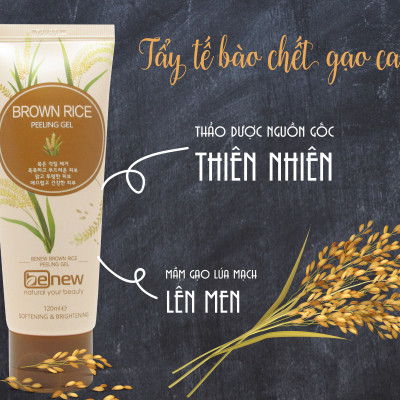 Tẩy tế bào chết Gạo cao cấp - BENEW Brown Rice Peeling Gel ( 120ml )