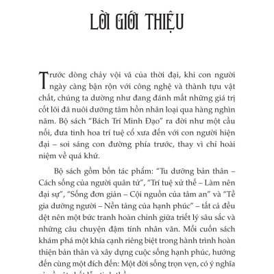 Sách - Bách Trí Minh Đạo - Trí Tuệ Xử Thế - Làm Nên Đại Sự