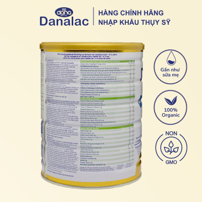 Sữa Danalac Gold Pro+Số 3 Cho Bé 1-3 Tuổi Hộp 800g Nhập Khẩu Thụy Sỹ