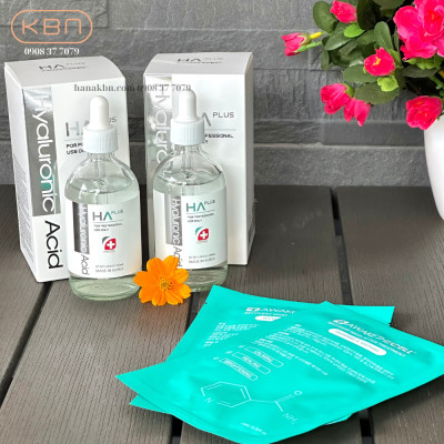 COMBO 2 CHAI SERUM HA PLUS - 100ml (Dưỡng Ẩm, Căng Bóng, Sáng Da, Mờ Nếp Nhăn) Hàng Chính Hãng + Tặng 50g Mặt Nạ Dẻo