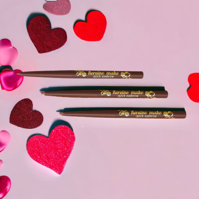 Bút Chì Sáp Kẻ Lông Mày Không Lem Trôi Lõi Siêu Mịn Màu Nâu Tự Nhiên Kissme Heroine Make Quick Eyeliner