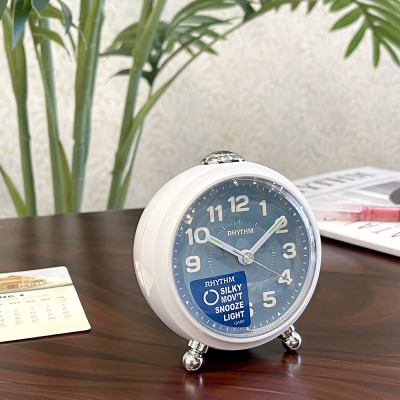 Đồng hồ Rhythm CRE313NR03 – KT 8.3 x 9.2 x 5.3cm.Vỏ nhựa. dùng PIN