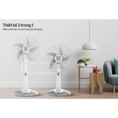 Quạt sạc SUNHOUSE SHD7228 - Hàng chính hãng