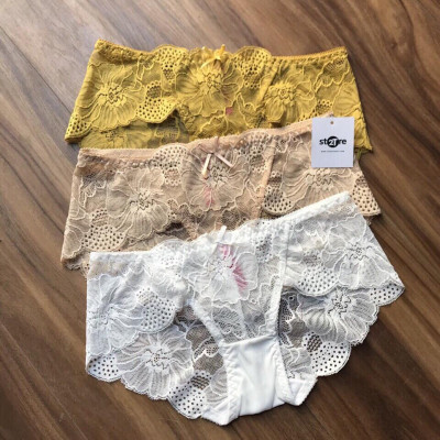 Combo 5 Quần Lót Nữ Ren Hoa Siêu Đẹp 5064 – Thiết Kế Sexy, Mềm Mại, Co Giãn