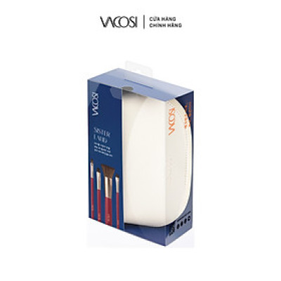 Bộ Cọ Du Lịch 8 Cây & Ví Trang Điểm VACOSI SISTERLAND BRUSH SET - BC31