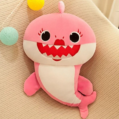 Thú nhồi bông cá mập baby shark đáng yêu - Size 30cm - Quà tặng gấu cá mập baby shark nhồi bông dễ thương - Gối ôm mềm mịn cho bé