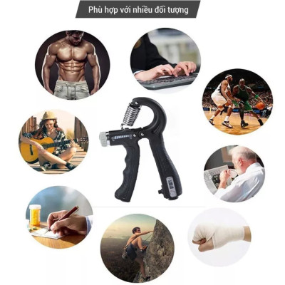 Combo 2 Món: Kìm Bóp Tay Có Máy Đếm Tập Cơ Tay Và Dây Nhảy Thể Lực Tập Gym Hiệu Quả - combo dây nhảy và kìm bóp tay