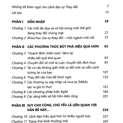 Lãnh Đạo Sự Thay Đổi - Change