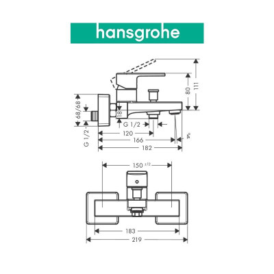 Bộ trộn HANSGROHE Vernis Blend 71440