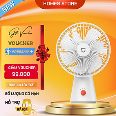 Quạt Tích Điện Để Bàn Xiaomi Mijia Phiên Bản 2023 Không Gian Sử Dụng 10-20m2 Sử Dụng 18 Giờ Liên Tục - Hàng Chính Hãng