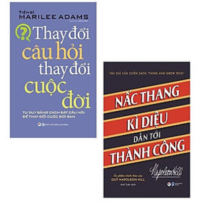 Bộ Sách Thay Đổi Câu Hỏi Thay Đổi Cuộc Đời + Nấc Thang Kì Diệu Dẫn Đến Thành Công (Bộ 2 Cuốn)