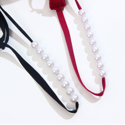 Quần lót lọt khe đai nhỏ đính hạt gắn nơ cực ly kỳ