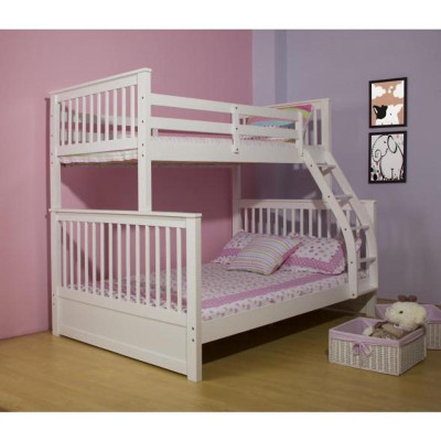 Giường 2 Tầng Gỗ Tự Nhiên 1m4-1m BÌNH LONG 228 (Trắng)