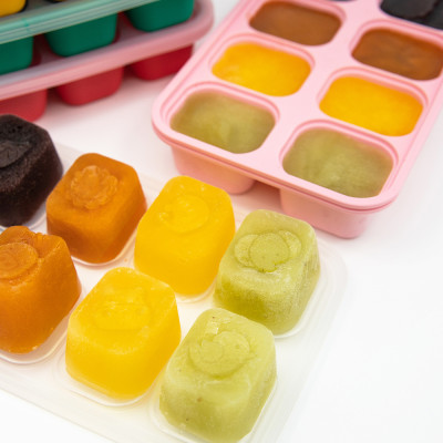 Khay silicon trữ đông đồ ăn dặm cho bé Marcus & Marcus - Ollie (30ml x 8 ngăn)