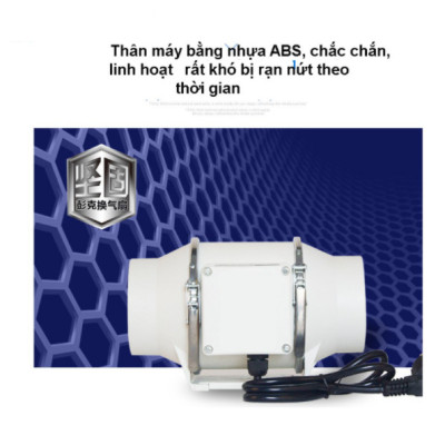 Quạt hút thông gió phi 150 - Quạt hút gió đồng trục cấp khí tươi cho công trình nhà - Hàng chính hãng GDXLFJ siêu chống ồn