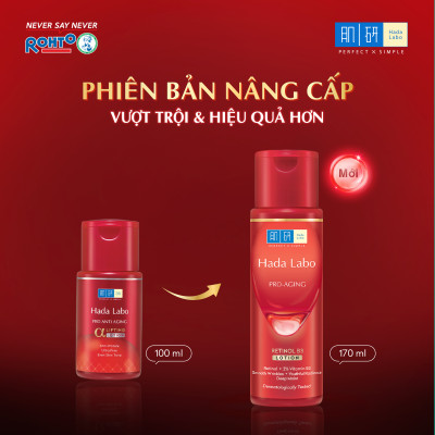 Dung dịch cải thiện lão hóa Hada Labo Pro-Aging Retinol B3 Lotion 170ml