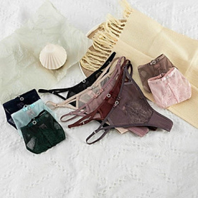 Combo 5 Quần Lọt Khe Ren Dây Mảnh Mã 8034 – Quyến Rũ, Nhẹ Nhàng, Thoáng Mát