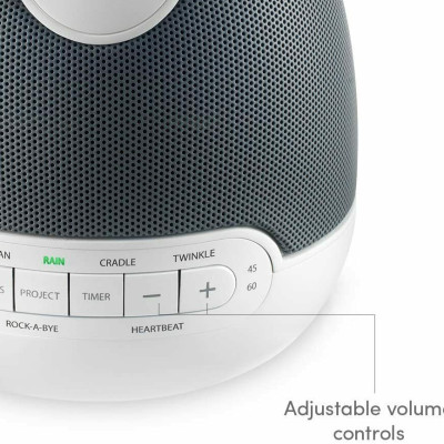 Máy phát âm thanh ru ngủ, đèn chiếu trần nhà Homedics MYB-S305 - Hàng nhập khẩu USA