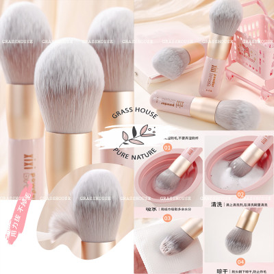 Xixi Cọ Trang Điểm Cao Cấp Phấn Phủ / Phấn Phủ / Tạo Khối Chất Liệu Lông Mềm Mại Nhỏ Gọn Tiện Lợi 