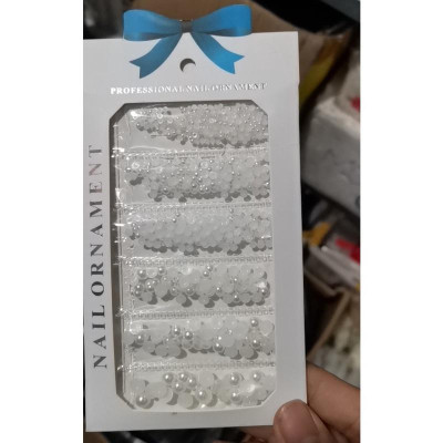 Set Trang Trí Móng Trai Nửa Nhiều Size, An Toàn Không Hóa Chất, Nhiều Kiểu Làm Nail Sáng Tạo Tự Nhiên, Túi Đựng Tiện Lợi